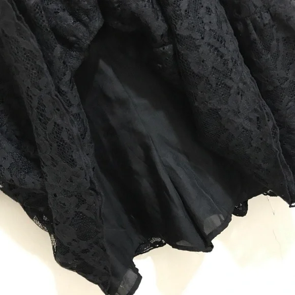ZARA lace mini dress small black size s - Picture 7 of 13